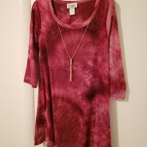 TMG shimmer dress